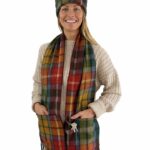 Lined Pocket Scarf - Antique Buchanan